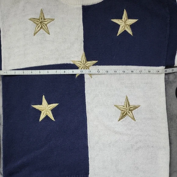 Nautical Star Sweater - Navy and White - Picture 8 of 9